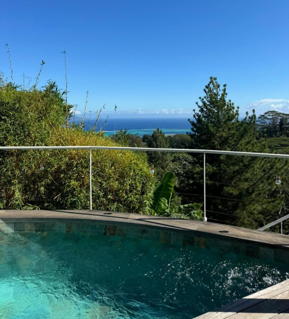 Logement Cosy Avec Piscine Et Vue Tahiti Punaauia Eksteriør bilde